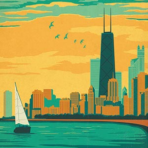 City Travel Posters Canvas Art
