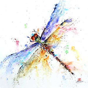 Dragonflies Canvas Art