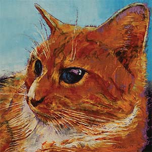 Orange Cats Canvas Artwork