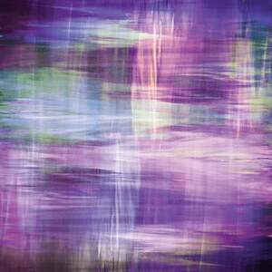 Purple Abstract Canvas Art