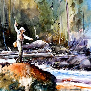 Fishing Canvas Artwork