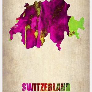 Switzerland Canvas Artwork