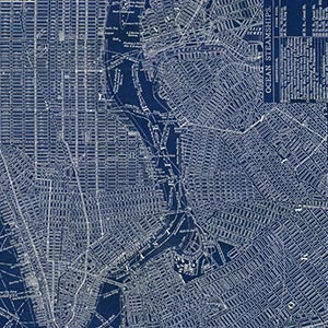 Urban Maps Canvas Artwork